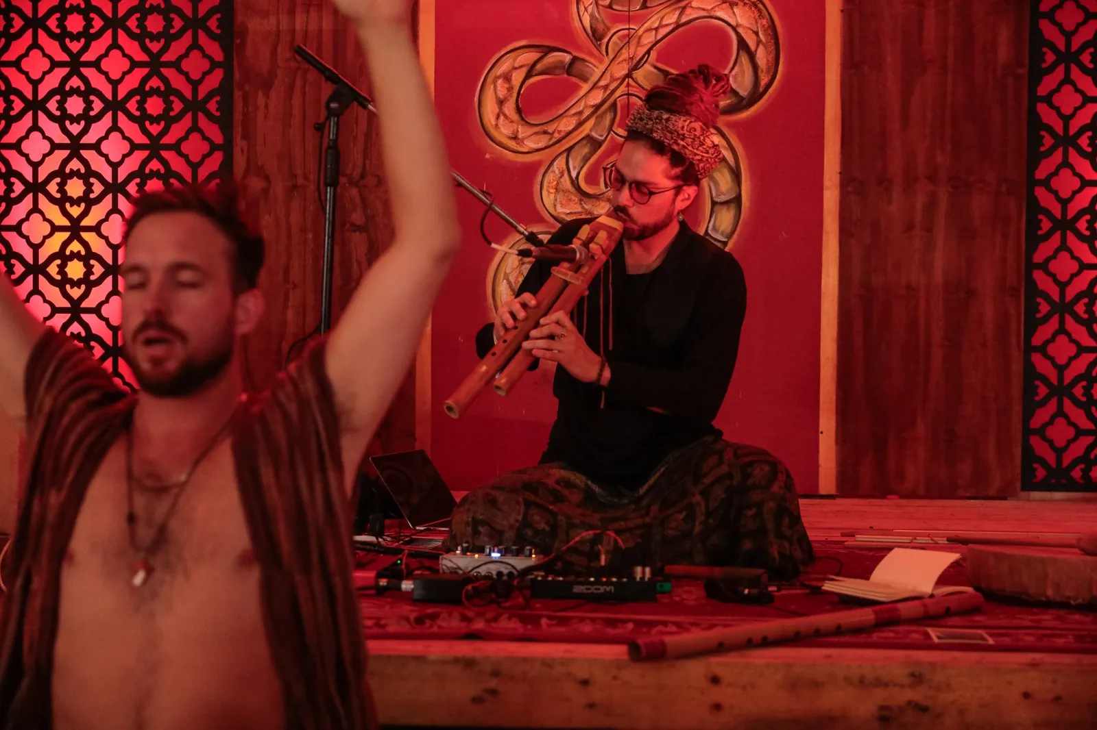 Meditation, breathwork and awareness practices at Amanita